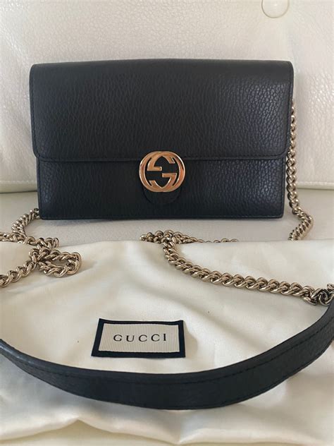 gucci wallet on chain velvet|gucci interlocking wallet on chain.